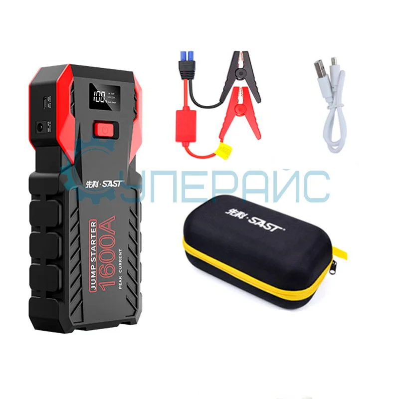 Портативное пуско-зарядное устройство SAST ST07 (12 В/1600 А) фото 1