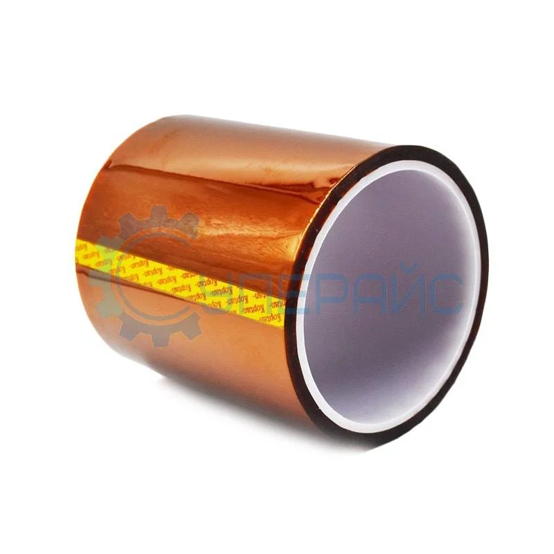 Термоскотч двусторонний (полиимидный скотч) 100мм х 10м фото 1