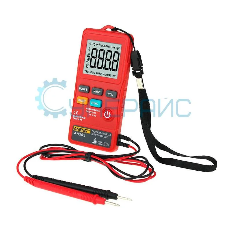 Цифровой мини мультиметр ANENG AN302 фото 1