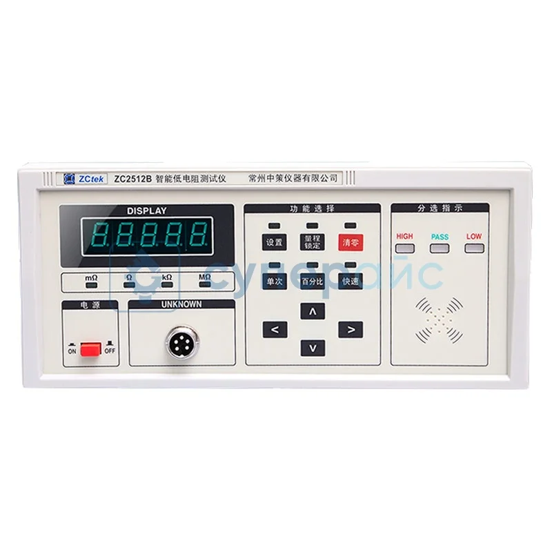 Настольный тестер сопротивления ZCtek ZC2512B фото 1