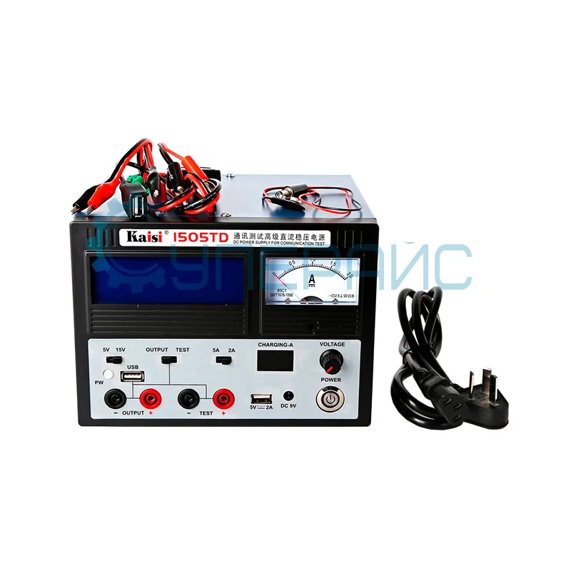 Стационарный блок питания Kaisi 1505TD (15В, 5А) фото 4