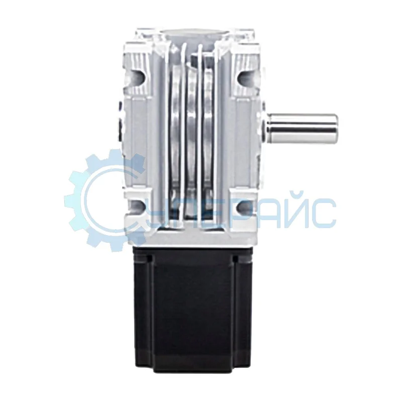 Электромотор с червячным редуктором UMot 57HS5417 (1:40) и односторонним валом фото 1