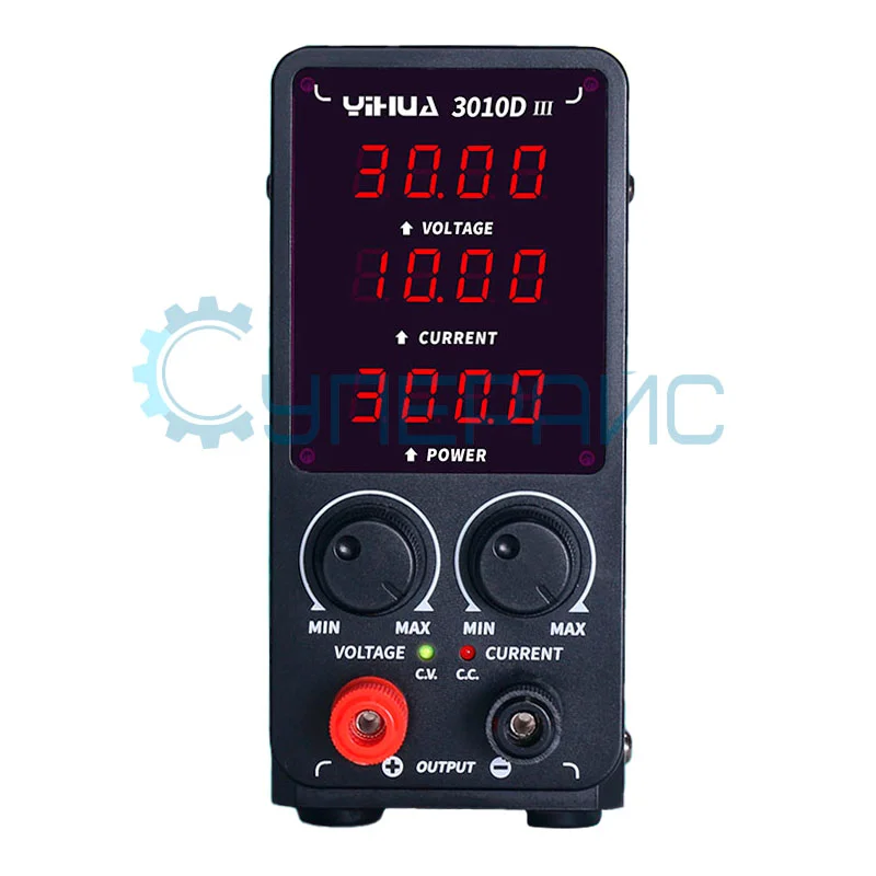 Лабораторный блок питания с цифровым дисплеем YIHUA 3010D-III (30 В, 10 А, 300 Вт) фото 3
