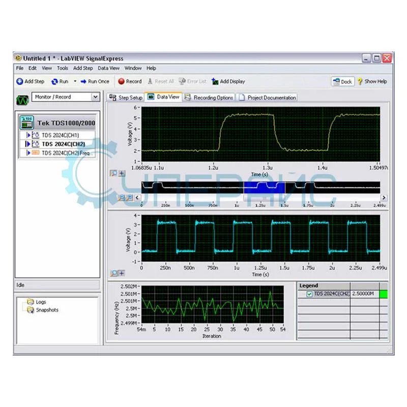 Цифровой настольный осциллограф Tektronix TDS2014C фото 3