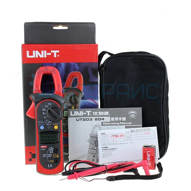 Токоизмерительные клещи UNI-T UT204 фото 6