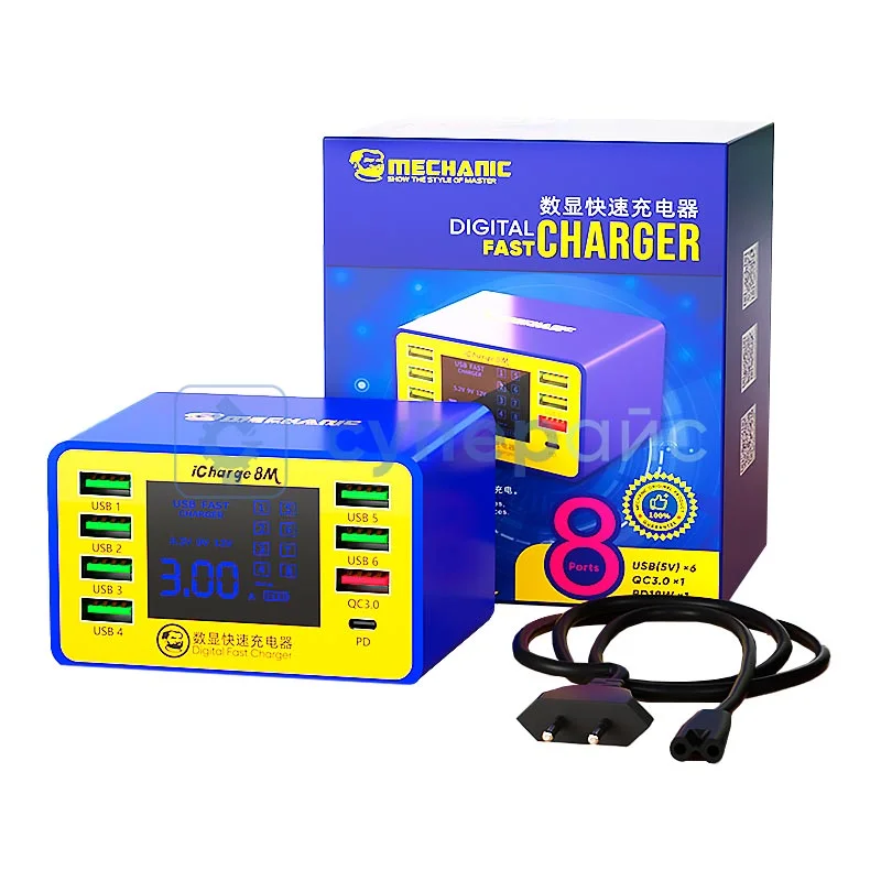 Док-станция зарядная MECHANIC iCharge 8M фото 1