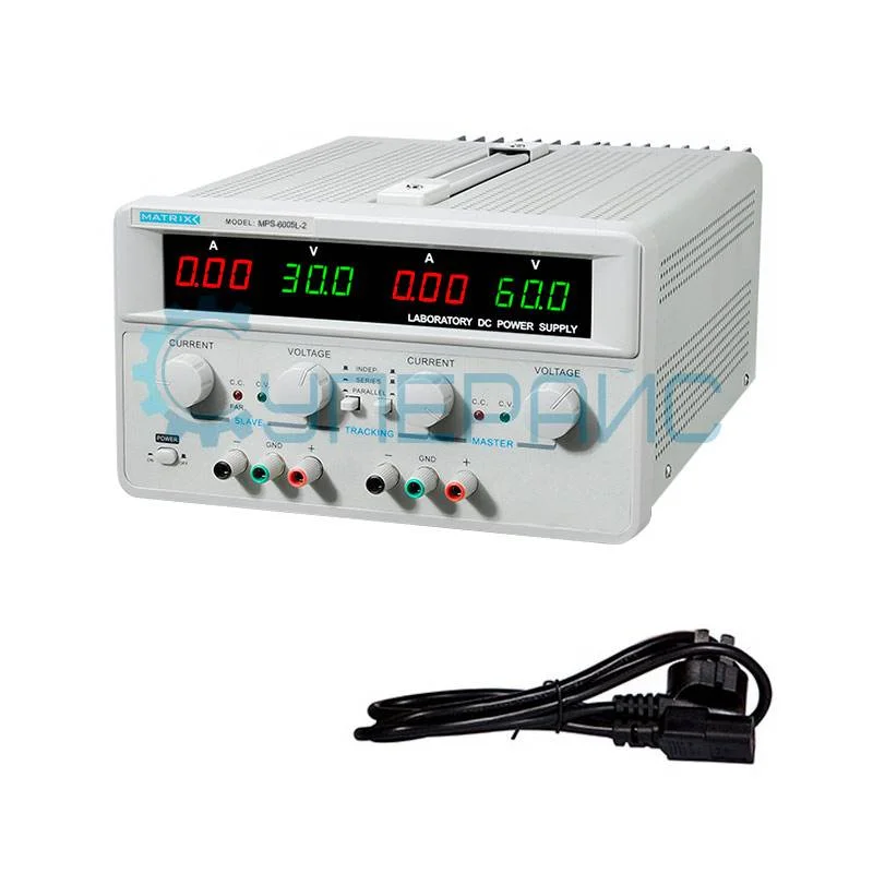 Двухканальный лабораторный блок питания MATRIX MPS-6005L-2 (60В, 5А) фото 2