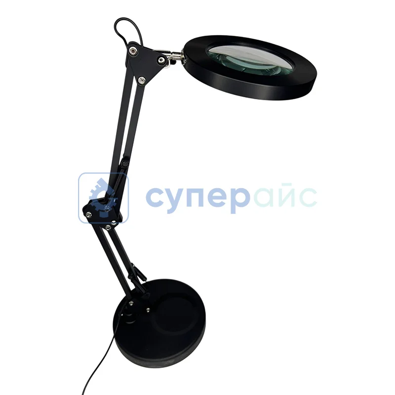 Лампа-лупа Qianyi MT-1028 с круглым основанием фото 3