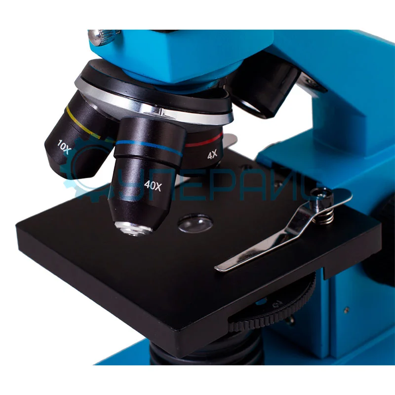 Микроскоп Levenhuk Rainbow 2L PLUS Azure\Лазурь фото 6