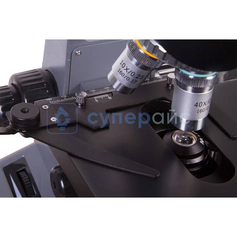 Тринокулярный биологический микроскоп Levenhuk 740T фото 8