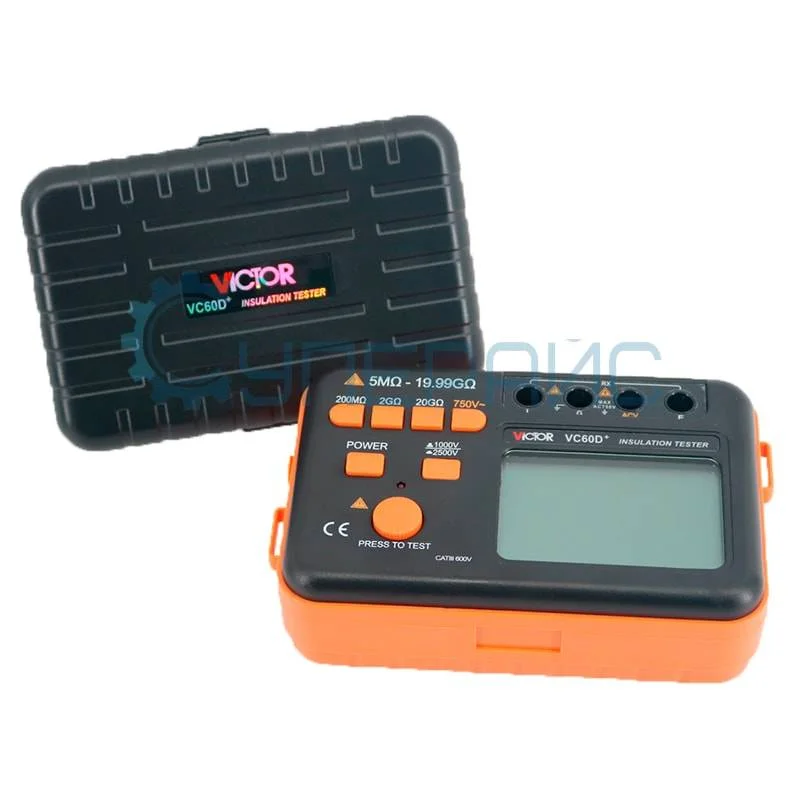 Устройство измерения сопротивления изоляции линий VICTOR VC60D+ фото 6
