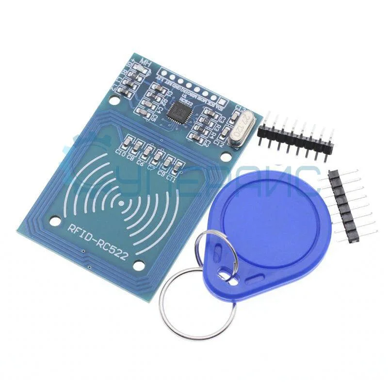 RFID-модуль RC522 с RFID-ключом и пластиковой картой фото 3