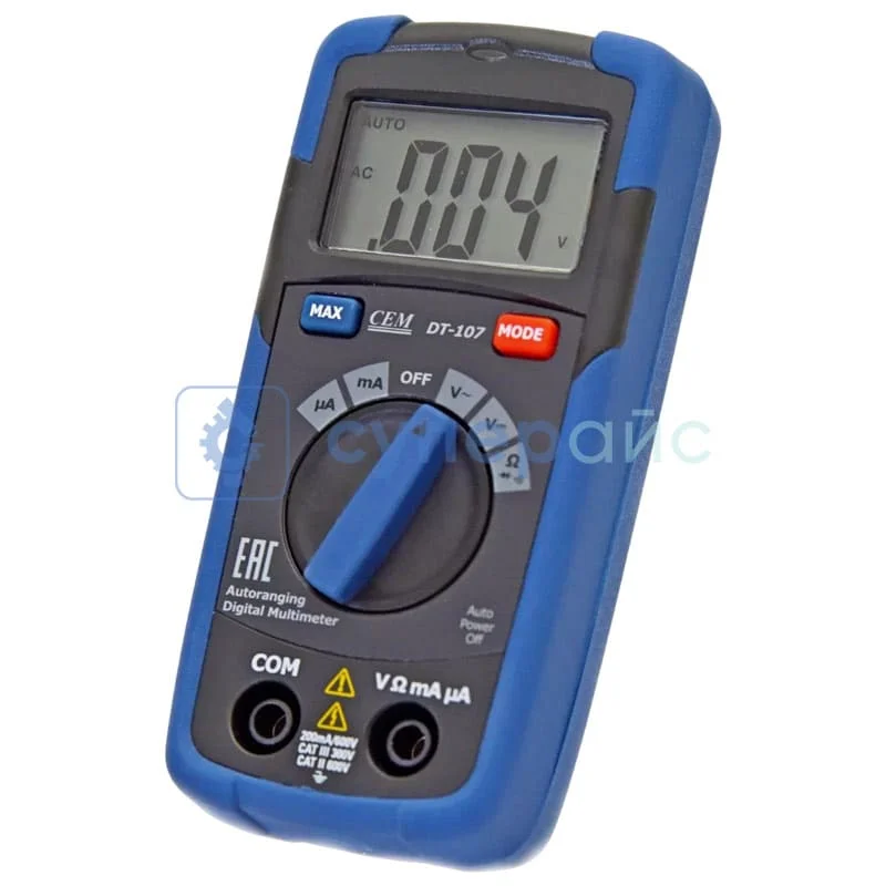 Карманный мультиметр CEM DT-107 фото 2