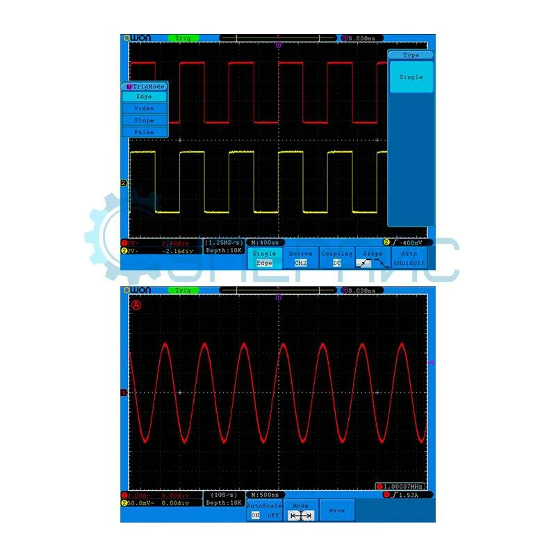 Настольный осциллограф OWON SDS5032EV с VGA выходом (2 канала, 30 МГц) фото 5