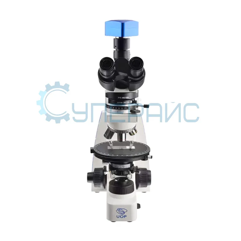 Тринокулярный поляризационный микроскоп UOP UP203i фото 1