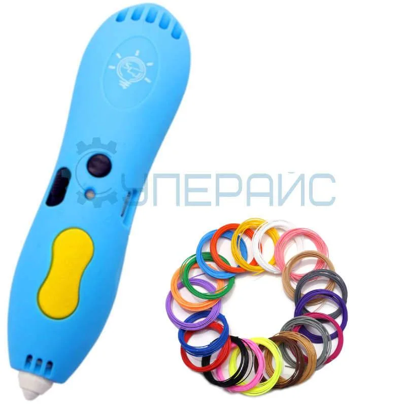 Беспроводная 3D ручка Dewang X5 со 175 метрами пластика фото 2