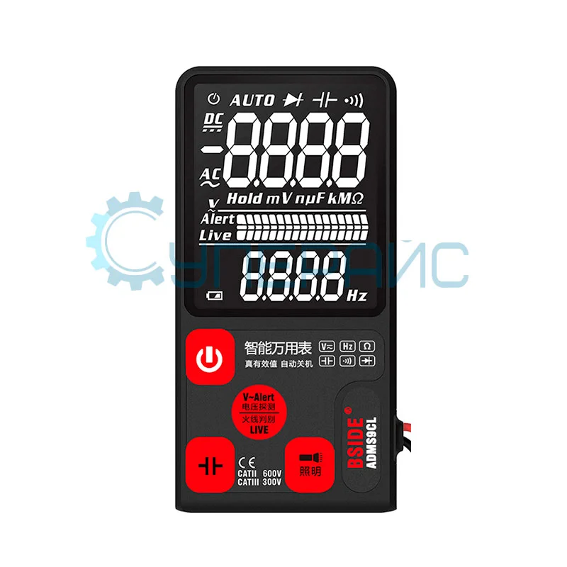Мультиметр BSIDE ADMS9CL с автоматическим выбором диапазона измерений фото 1