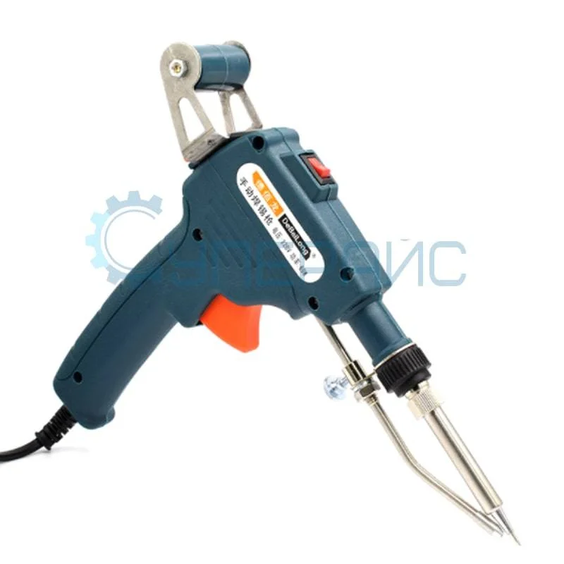 Паяльный пистолет De Bailong с подачей припоя (60 Вт) фото 1