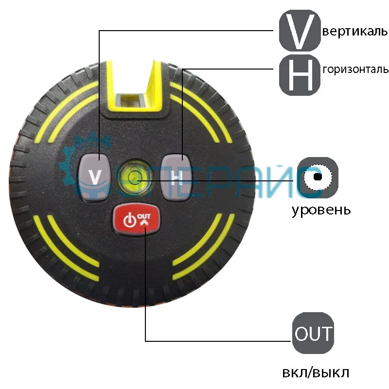 Двухлучевой лазерный уровень MAOVON M235 со штативом фото 8
