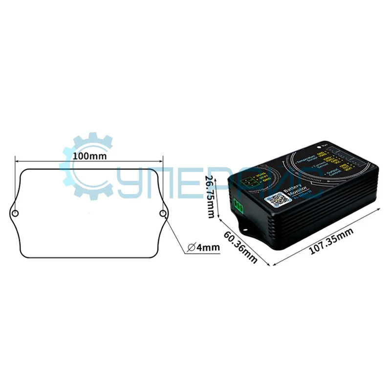 Вольтамперметр многофункциональный JUNTEK KL-140F (120 В, 400 А) фото 1