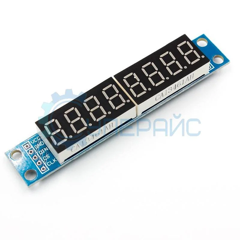 Модуль многоразрядного 7-ми сегментного индикатора на базе MAX7219 фото 1