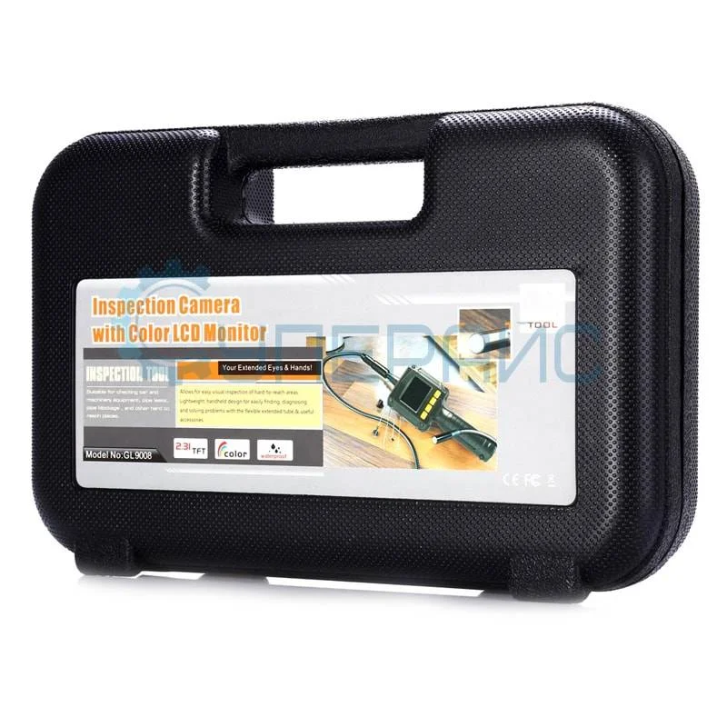 Инспекционная камера GL9008 (промышленный эндоскоп с экраном) фото 8