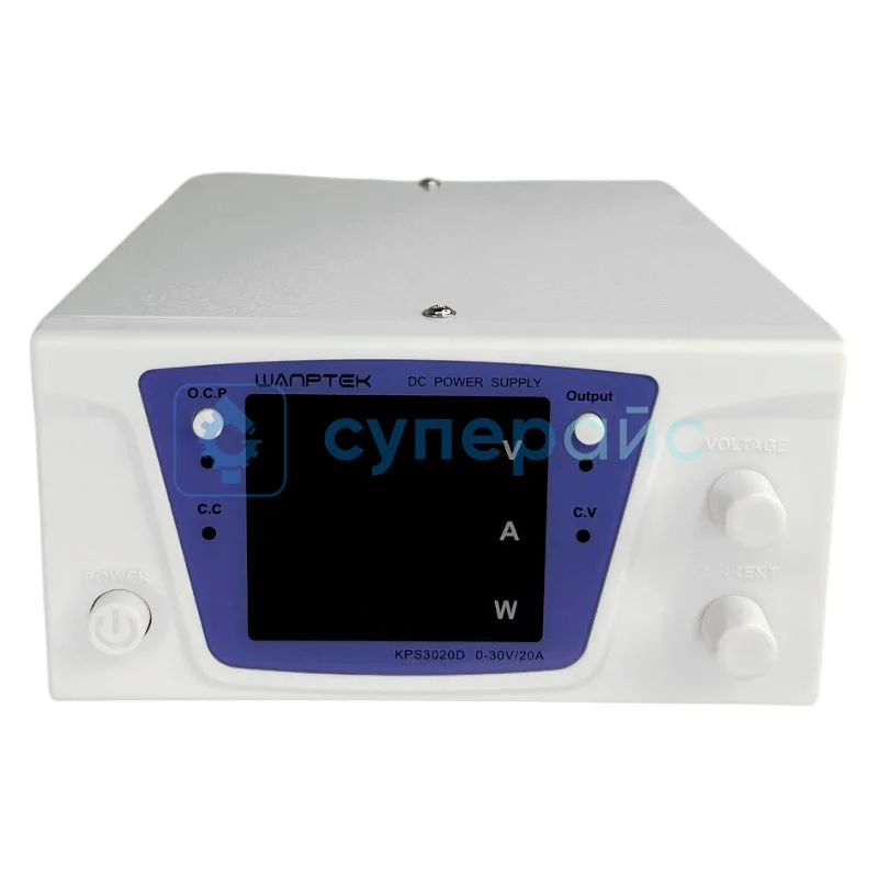Одноканальный импульсный блок питания Wanptek KPS3020D (30В, 20А) фото 2