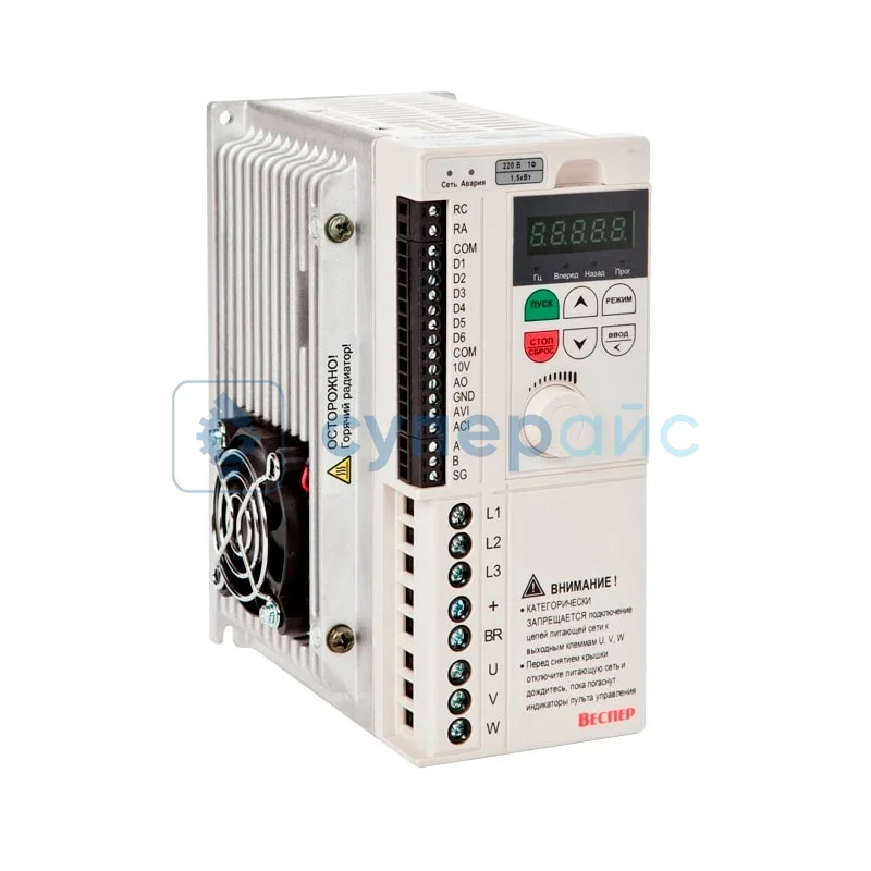 Частотный преобразователь Веспер E4-8400 1,5 кВт -S2L фото 1