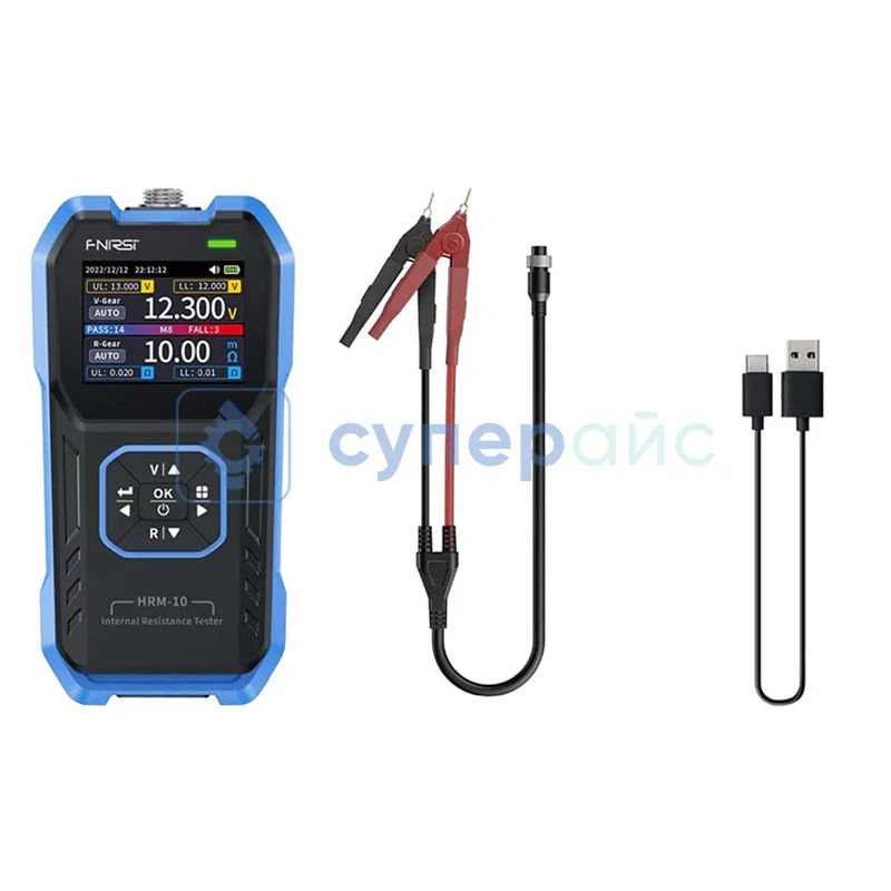 Тестер аккумуляторных батарей FNIRSI HRM-10 фото 1
