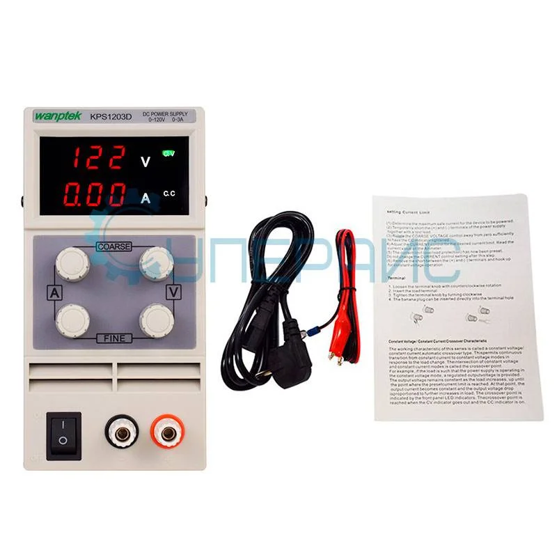 Цифровой мини источник питания Wanptek KPS1203D (120В, 3А) фото 6