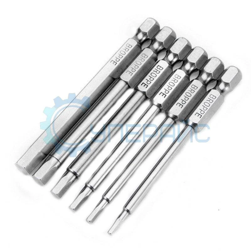 Набор шестигранных бит BROPPE Hex 6 шт фото 1