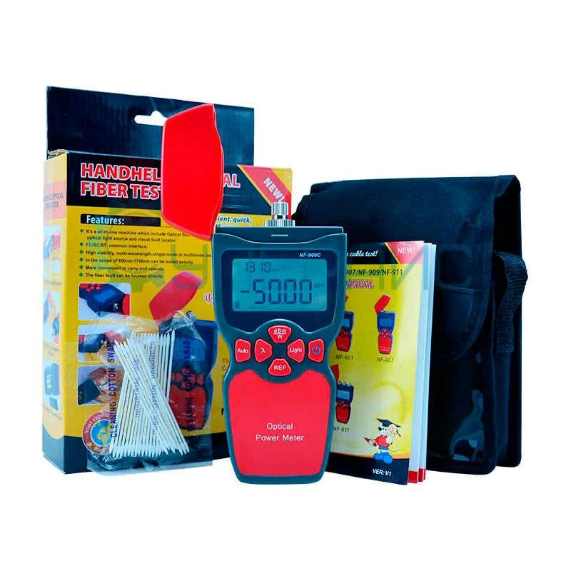Прибор Noyafa NF-900C для проверки оптоволоконных линий фото 7