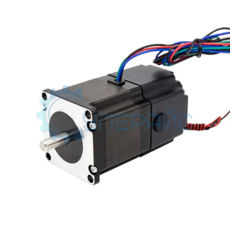 Шаговый двигатель с тормозом UMot 57HS5417-21SC-500 (NEMA 23) фото 1