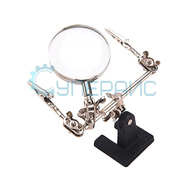 Зажим для пайки Jixingda с лупой фото 1