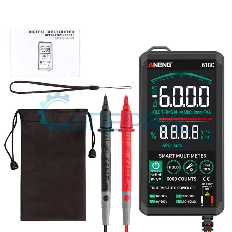 Портативный цифровой мультиметр ANENG 618C фото 2