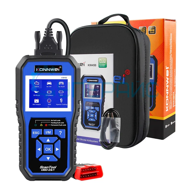 Сканер Konnwei KW450 для диагностики автомобиля фото 5