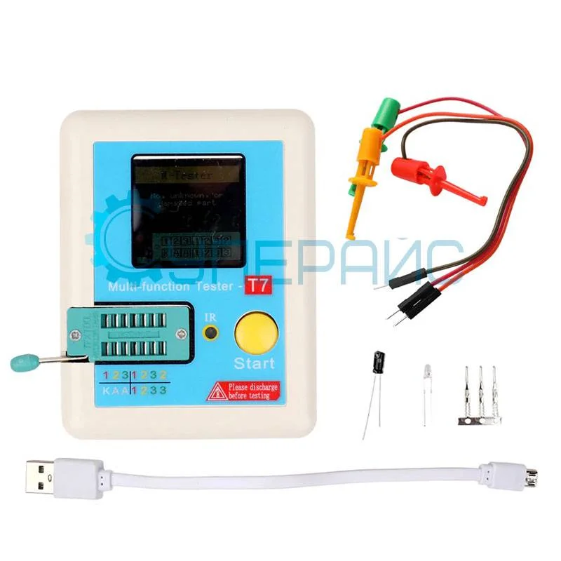 Транзистор тестер LCR-T7, ESR метр фото 4