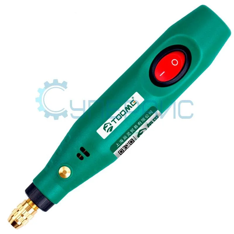 Мини-дрель TOOME TV-7006 с набором шарошек фото 1