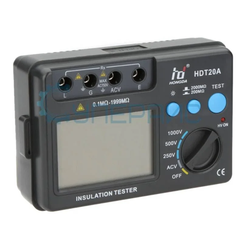 Мегаомметр Hongda HDT20A фото 2