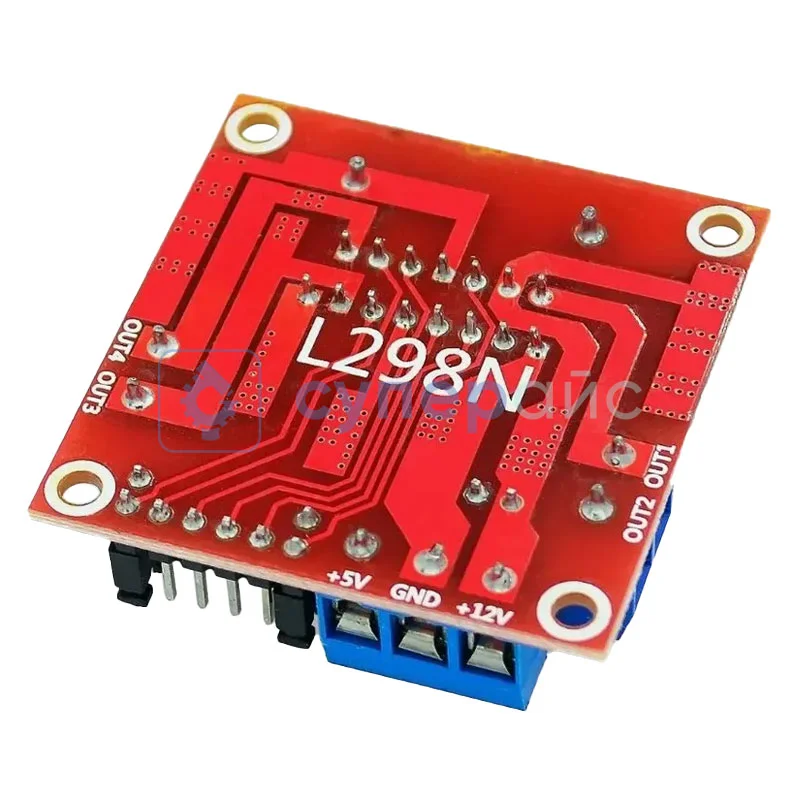 Драйвер шагового двигателя L298N фото 2
