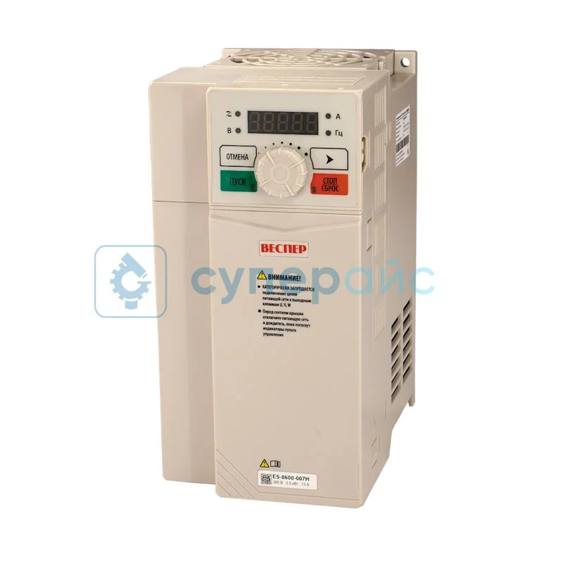 Конвертер частоты Веспер Е5-8600 5.5 кВт -007H фото 1