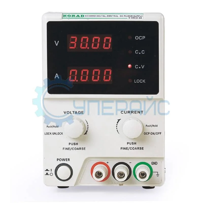 Лабораторный источник питания Korad KD3005D (30 В, 5 А) фото 1