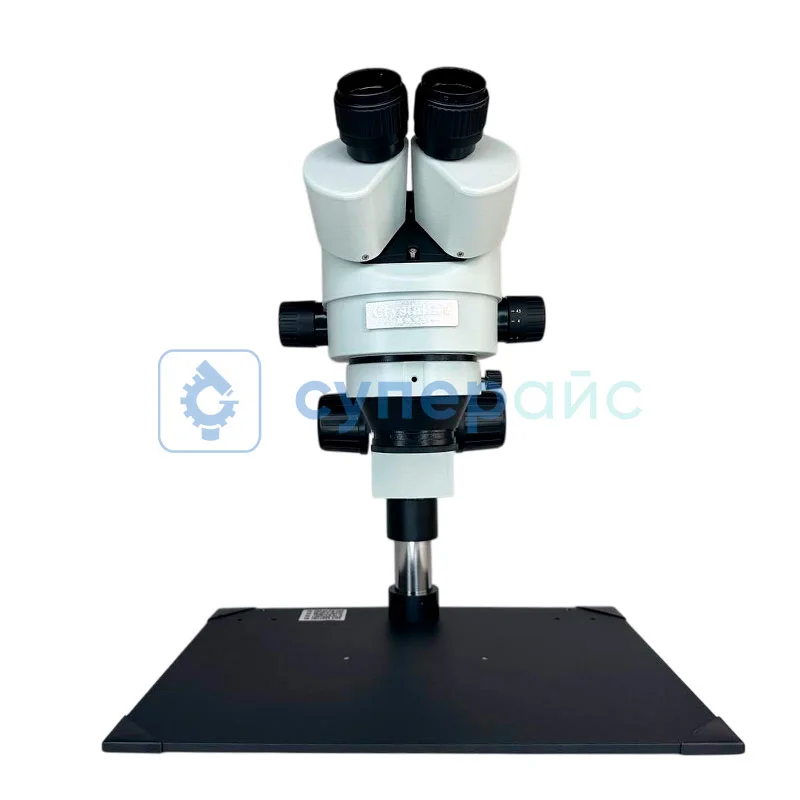 Тринокулярный микроскоп Crystallite ST-7045 с плоским основанием фото 1