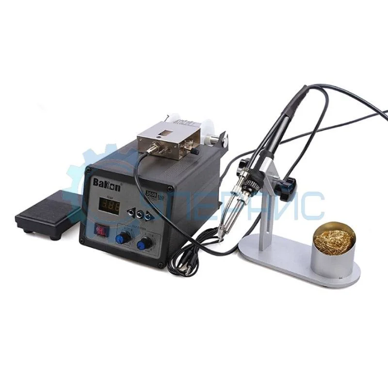Паяльная станция BAKON BK3500 с автоматической подачей припоя, 120 Вт фото 1