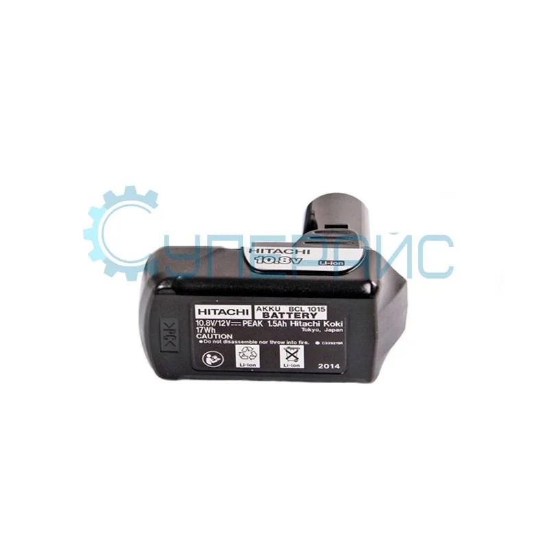 Аккумулятор Hitachi BCL1015 (10.8 В, 1.5 Ач, Li-Ion) фото 1