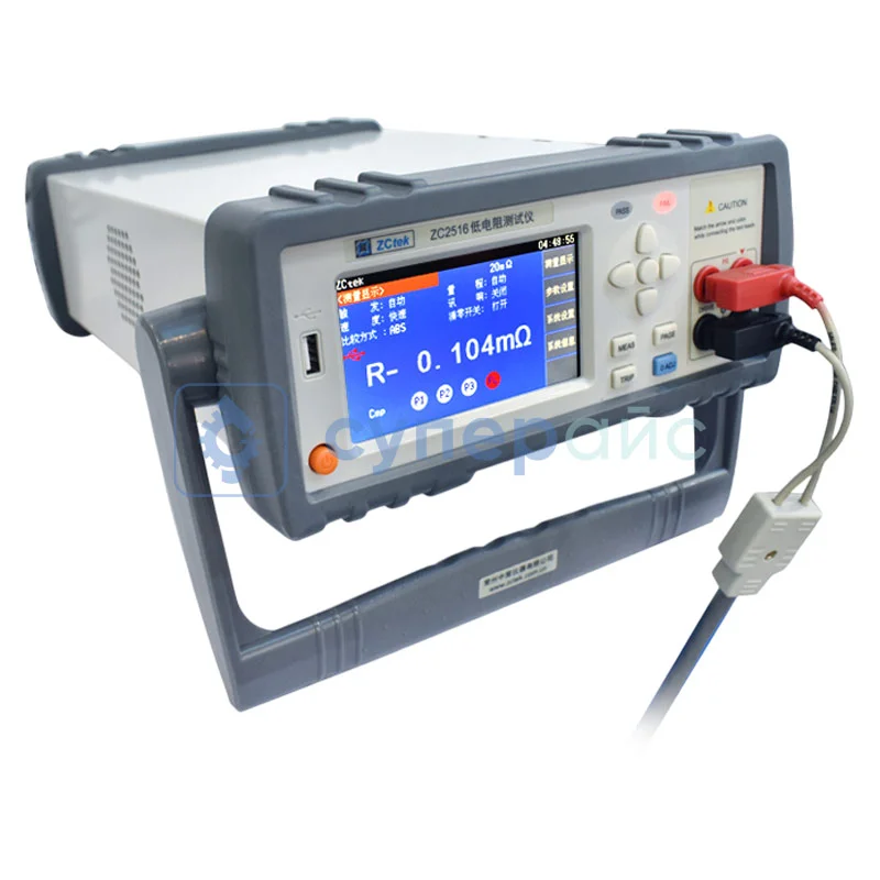 Интеллектуальный тестер низкого сопротивления ZCtek ZC2516 фото 1
