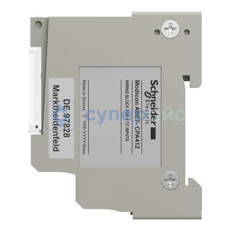 Блок для подключения ввода Schneider Electric ABE7CPA412 фото 3