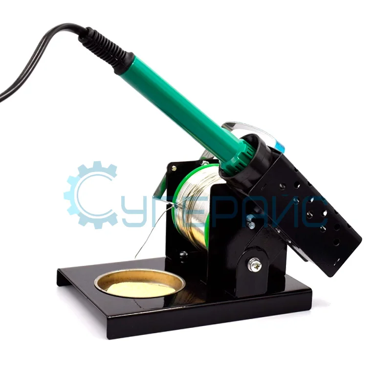 Подставка-держатель паяльника и катушки припоя фото 7