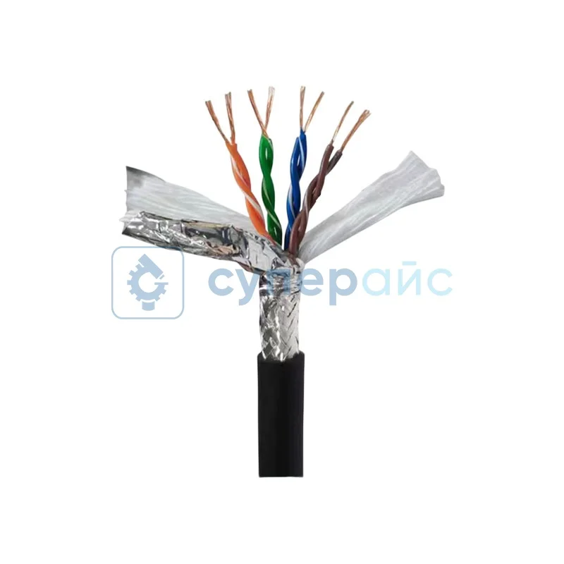 Черный кабель передачи данных Yilan Ethernet 8 жильный (50 м) фото 1