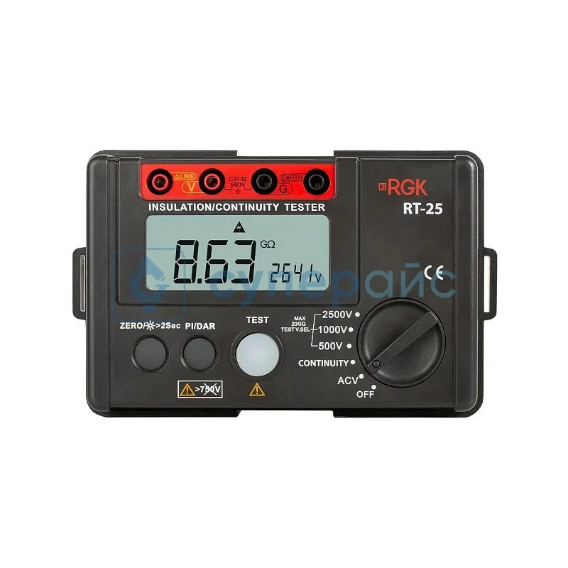 Мегомметр RGK RT-25 фото 1